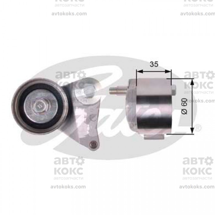 Натяжной ролик ГРМ Gates T41309 Hyundai KIA 