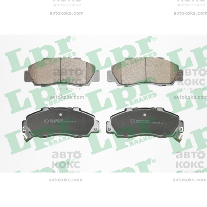 Тормозные колодки передние LPR 05P472 Honda CR-V Civic Accord