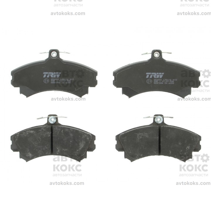 TRW GDB1584 Тормозные колодки передние Mitsubishi Colt 1.1-1.5D 01.04-06.12