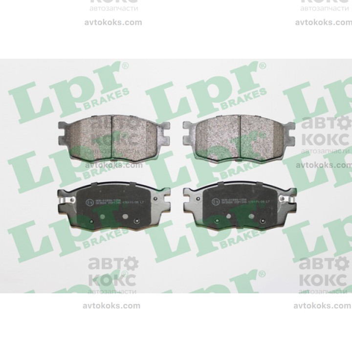 Тормозные колодки передние LPR 05P1345 Hyundai Accent KIA Rio