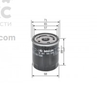 BOSCH 0451103372 Фильтр масляный Mitsubishi Colt Lancer 1.1-1.5