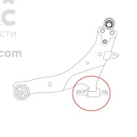 CTR CVKH-60(GV0052) Сайлентблок переднего рычага передний KIA Cerato Hyundai Coupe Elantra