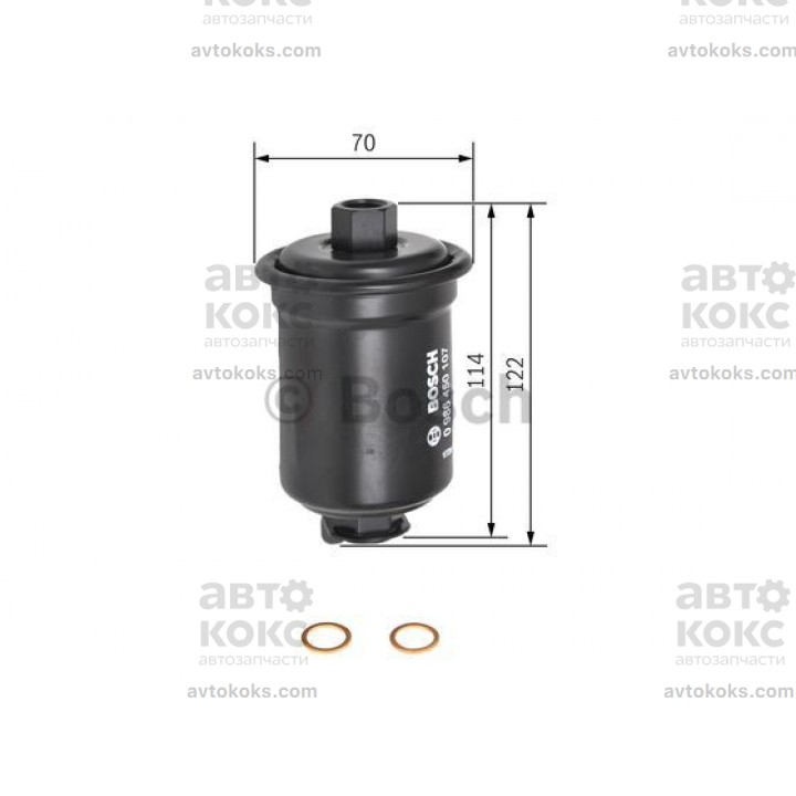 Фильтр топливный BOSCH 0 986 450 107 Mitsubishi Galant