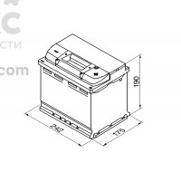 Аккумулятор BOSCH BO 0092S40050 60А 