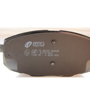 Тормозные колодки передние Remsa 1038.12 KIA CEED Hyundai i30