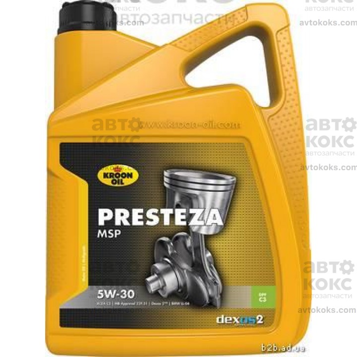 Масло синтетическое KROON OIL KL 33229 PRESTEZA MSP 5W30 5L