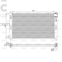 Радиатор охлаждения Valeo VL 701577 Mitsubishi ASX Lancer Outlander
