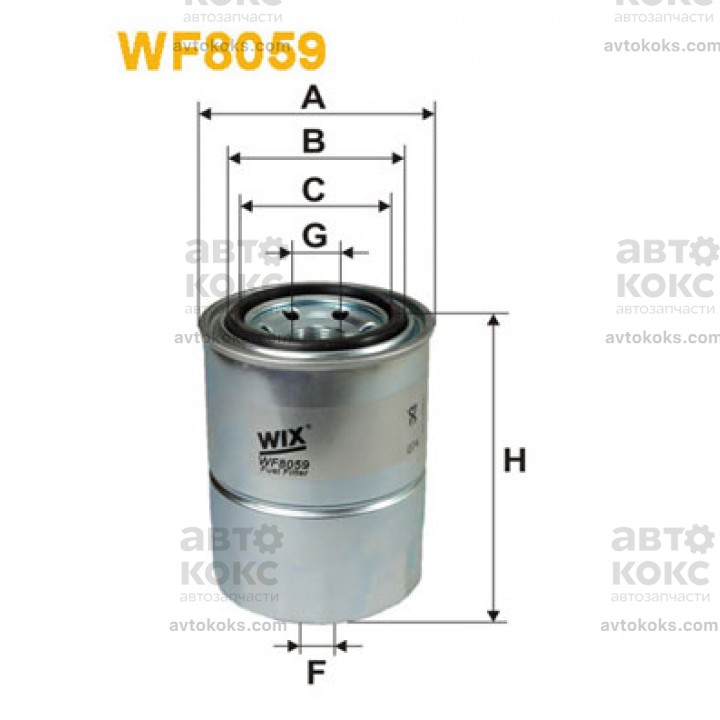 WIX WF8059 Фильтр топливный Mitsubishi Lancer Colt Galant