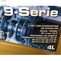 Синтетическая трансмиссионная жидкость Ravenol ATF M 9-SERIE 4L