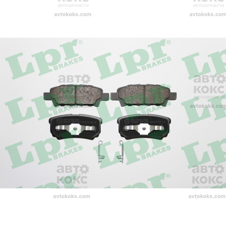 LPR 05P1373 Тормозные колодки задние Mitsubishi Lancer Outlander
