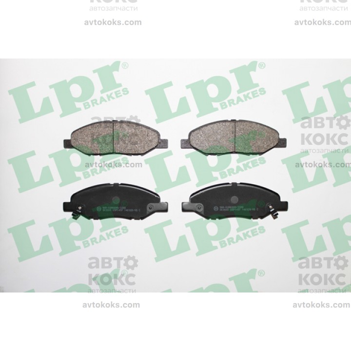 Тормозные колодки передние LPR 05P1497 Nissan Tida