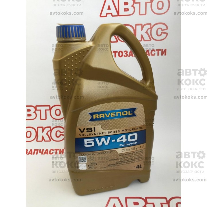 Моторное масло синтетическое Ravenol 5W40 VSI 4L