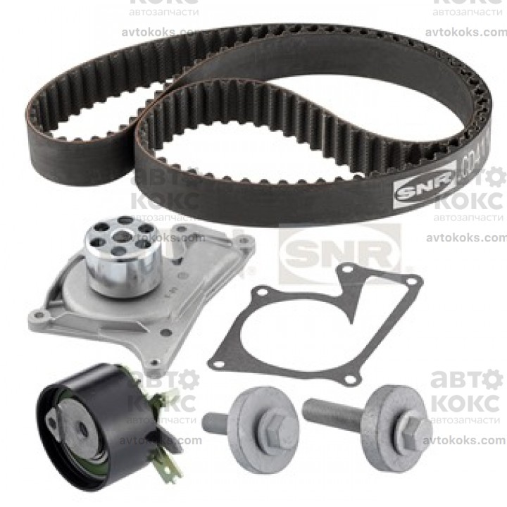 Комплект ГРМ с помпой SNR KDP455.582 Nissan Note Juke Qashqai