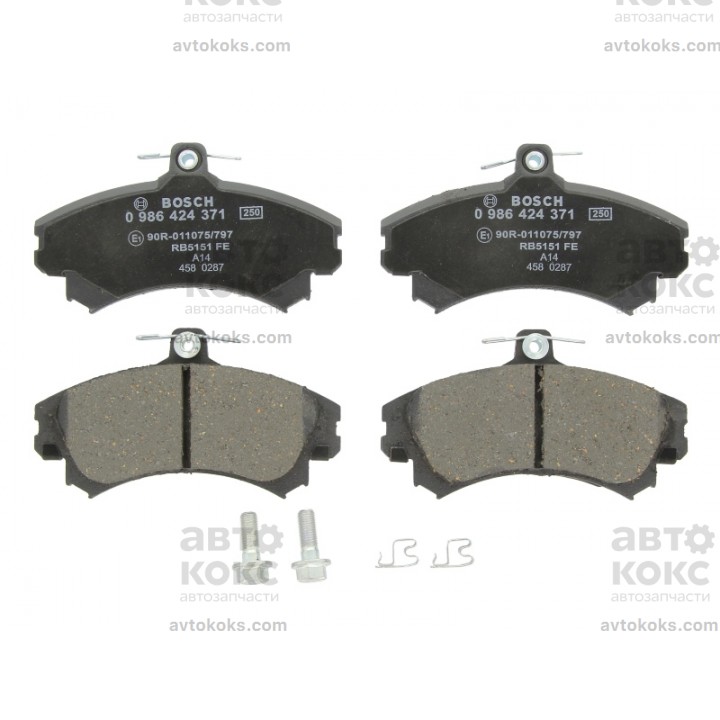 BOSCH 0986424371 передние тормозные колодки Mitsubishi Carisma Colt Space Star