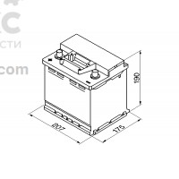 Аккумулятор BOSCH BO 0092S30030 45А 