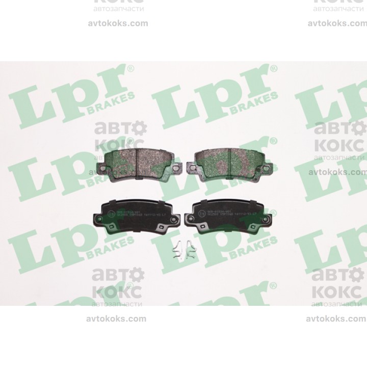 Тормозные колодки задние LPR 05P1068 Toyota Corolla 