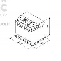 Аккумулятор BOSCH BO 0092S40010 44А 