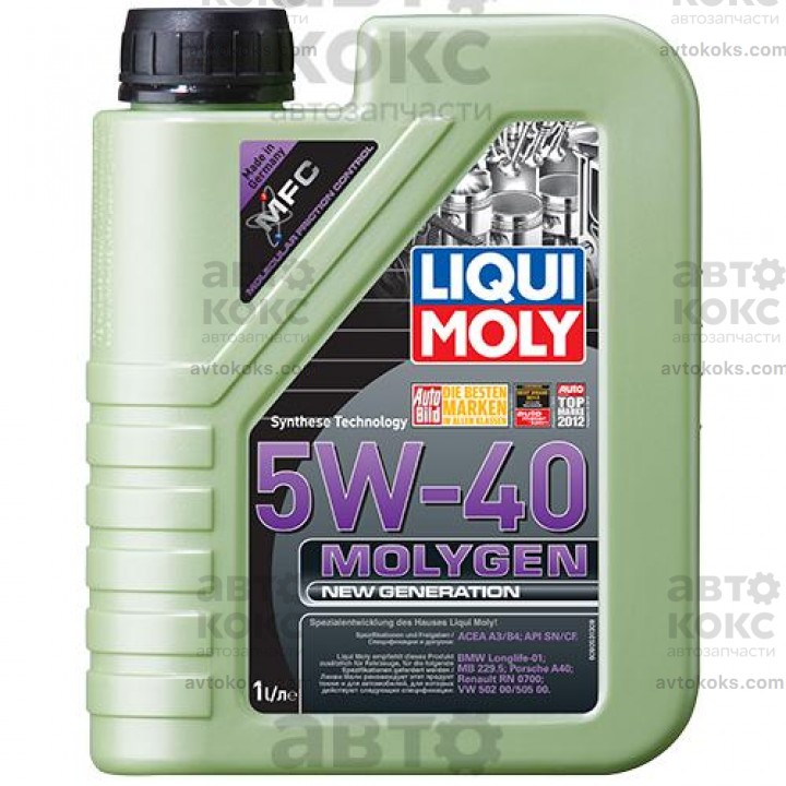 Моторное масло синтетическое LIQUI MOLY LQ 9053 Molygen 5W40 1L