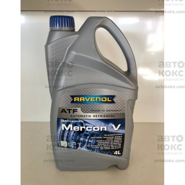 Трансмиссионная гидравлическая жидкость RAVENOL MERCON V Fluid 4L