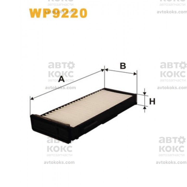 WIX WP9220 Фильтр салона Mitsubishi L200 Pajero Colt Lancer Carisma 1.2-3.0 12.91-
