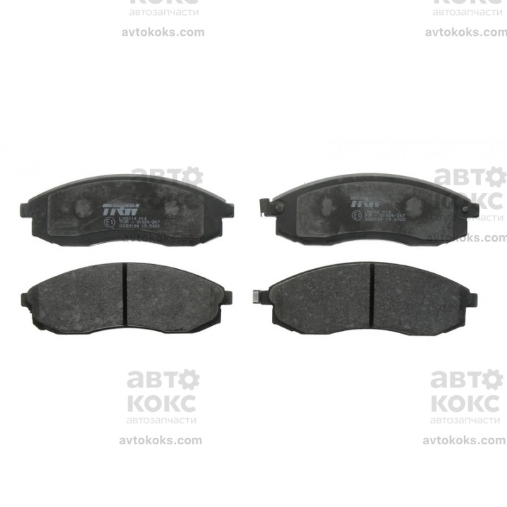 TRW GDB3124 Тормозные колодки передние Mitsubishi L200 Nissan Maxima 2.0-3.0 01.95-12.07