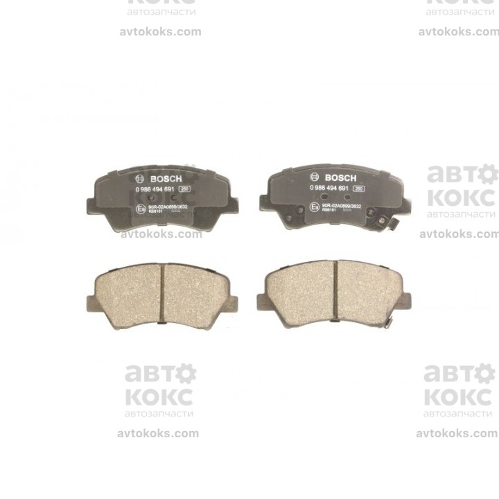 Тормозные колодки передние BOSCH 0986494691 KIA CEE'D HYUNDAI ELANTRA i30 