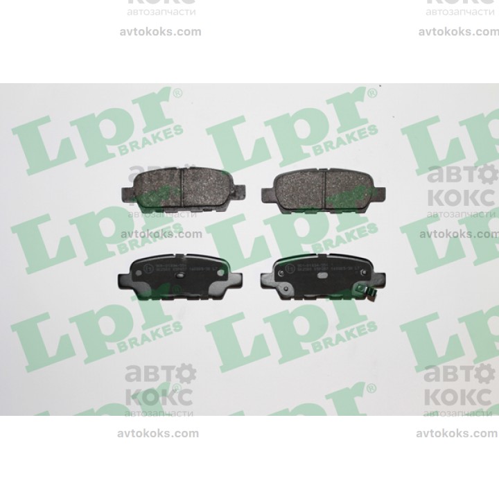 Тормозные колодки задние LPR 05P857 Nissan Murano Juke Qashqai X-Trail
