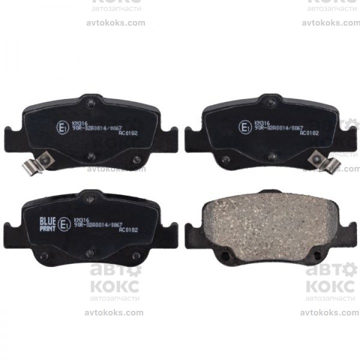 Тормозные колодки задние BLUE PRINT ADT342173 TOYOTA AURIS COROLLA