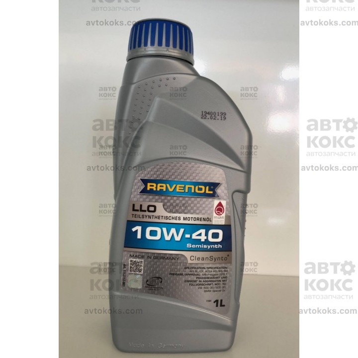Моторное масло полусинтетическое Ravenol LLO 10W40 1L