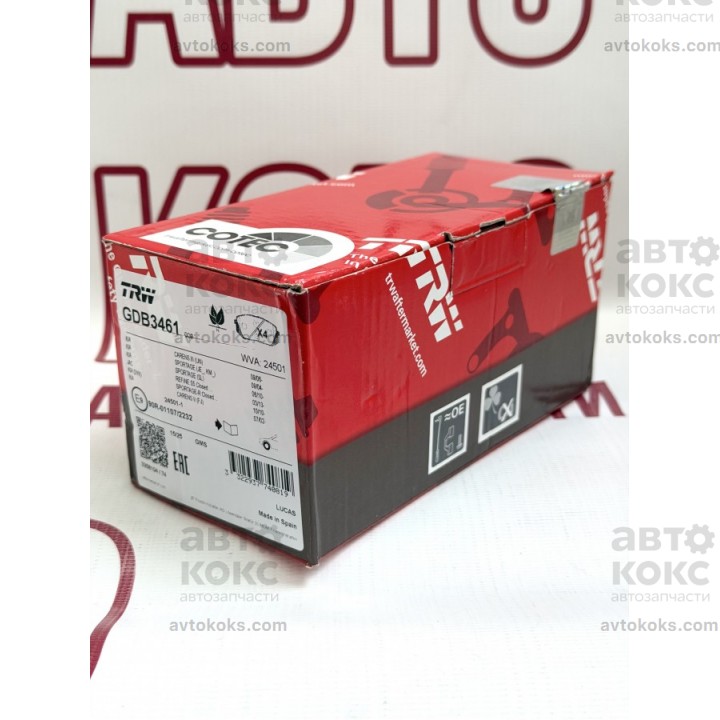 Тормозные колодки передние TRW GDB3461 HYUNDAI i40 ix35 TUCSON KIA SOUL SPORTAGE 