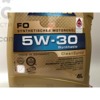 Синтетическое моторное масло Ravenol 5W30 FO 4L