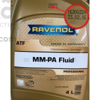 Синтетическая трансмиссионная жидкость Ravenol MM-PA FLUID 4L