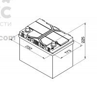 Аккумулятор BOSCH BO 0092S40240 60А 