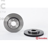 Brembo 09.A148.11 Тормозной диск передний Mitsubishi Lancer 1.6-3.0 05.99-