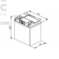 Аккумулятор BOSCH BO 0092S40180 40А 
