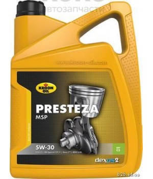 Масло синтетическое KROON OIL KL 33229 PRESTEZA MSP 5W30 5L