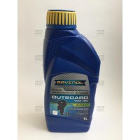 Полусинтетическое моторное масло Ravenol 10W40 для 4-х тактных лодочных двигателей 1л