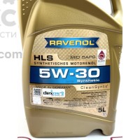 Моторное масло RAVENOL HLS SAE 5W30 5L.