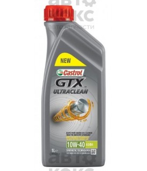 Масло полусинтетическое CASTROL GTX 10W40 ULTRACLEAN A3/B4 1L