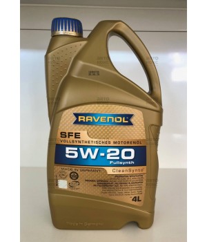 Масло моторное синтетическое Ravenol SFE 5W20 4L