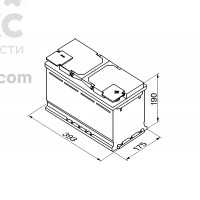 Аккумулятор BOSCH BO 0092S50150 110А  