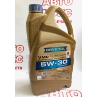 Синтетическое низкозольное моторное масло Ravenol VMP 5W30 MID SAPS 4L