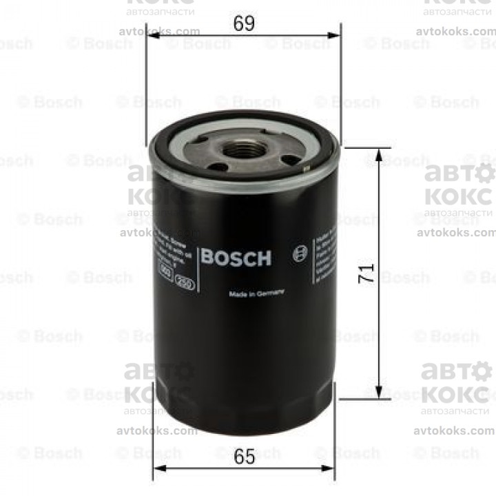 Фильтр масляный BOSCH F 026 407 001 Nissan Juke Micra Note