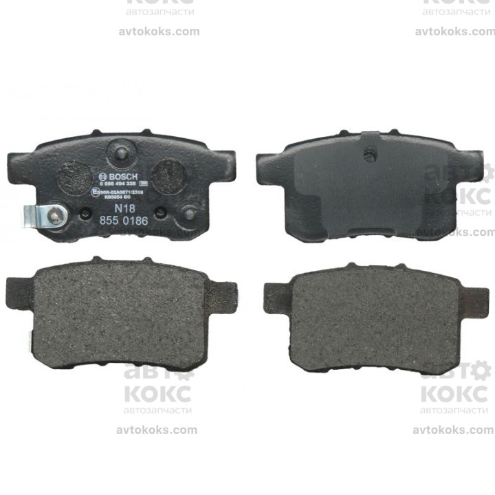 Тормозные колодки задние BOSCH 0986494338 HONDA ACCORD