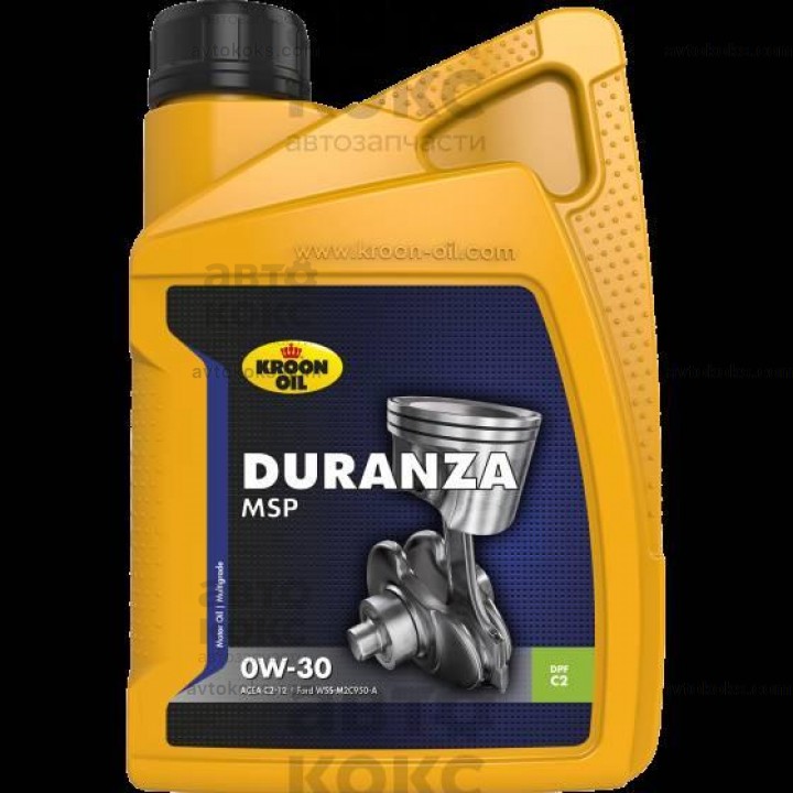 Масло синтетическое KROON OIL KL 32382 DURANZA MSP 0W-30 1L