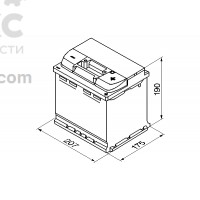 Аккумулятор BOSCH BO 0092S40020 52А 