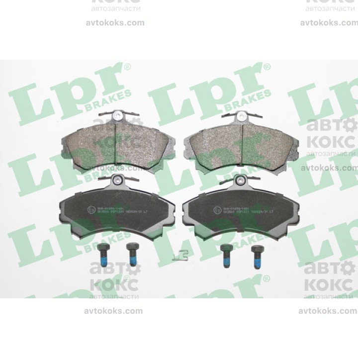LPR 05P1221 Тормозные колодки передние Mitsubishi Colt