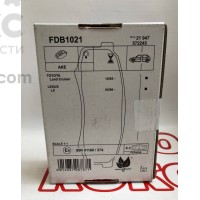 Тормозные колодки задние Ferodo FE FDB1021 Toyota FJ Cruiser Land Cruiser Land Cruiser Prado 