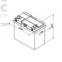 Аккумулятор BOSCH BO 0092S40230 45А  