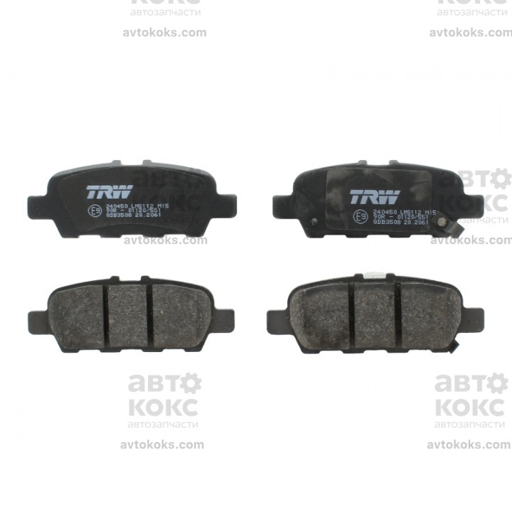 Тормозные колодки задние TRW GDB3508 Nissan Juke Teana Tida X-Trail